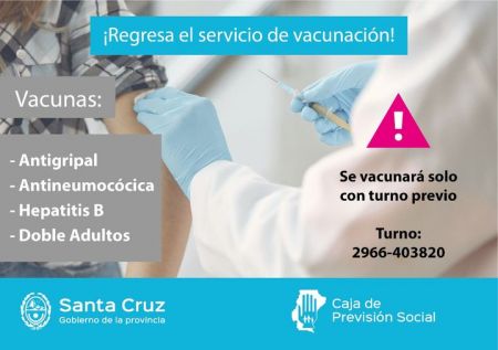 Regresa el vacunatorio de la Caja de Previsión Social