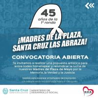 Convocan a participar de &quot;Madres de la Plaza, Santa Cruz las abraza&quot;