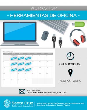 Inscripción al Workshop “Herramientas de Oficina”
