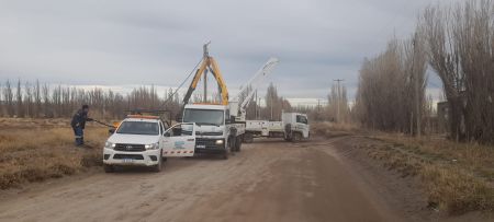 Servicios Públicos Sociedad del Estado ejecuta obras en Perito Moreno