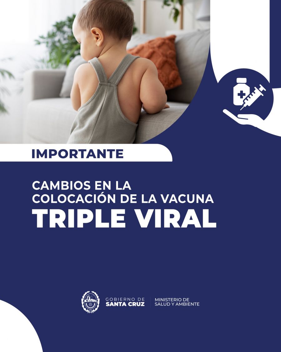 Salud: actualización del esquema de la vacuna triple viral para fortalecer la protección en la primera infancia