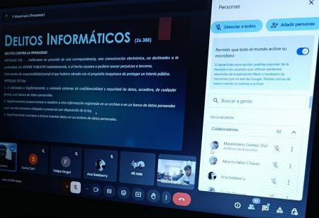 Concretaron exitosa jornada virtual sobre “Delitos Económicos y Estafas Virtuales”