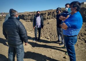 Realizan el acondicionamiento de las canchas y predios de Clubes de Caleta Olivia