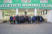 Los funcionarios resaltaron la calidad de la infraestructura deportiva de Santa Cruz.