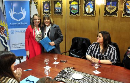 Alicia recibió a la titular del Instituto Nacional de las Mujeres