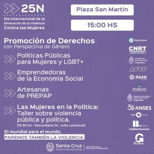 A25N: Acciones por una Santa Cruz libre de violencias contra las Mujeres