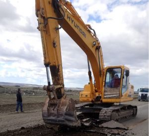 IDUV reanudó los trabajos en el acceso vial a San Benito
