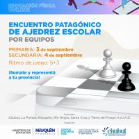 Ajedrez Patagónico: Santa Cruz participará de Torneo regional con equipos de Primaria y Secundaria