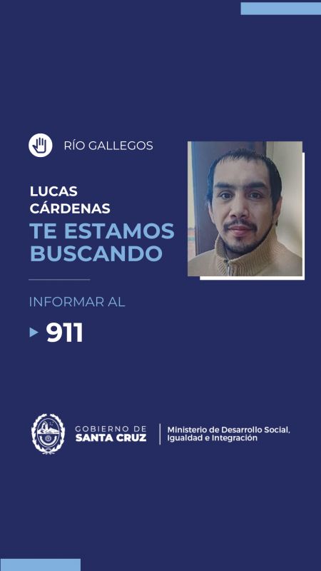 noticiaspuertosantacruz.com.ar - Imagen extraida de: https://noticias.santacruz.gob.ar/gestion/desarrollo-social/item/30692-se-solicita-colaboracion-para-dar-con-el-paradero-de-lucas-cardenas