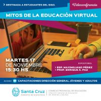 “Mitos de la Educación Virtual”: Videoconferencia para estudiantes SIGO 3.0