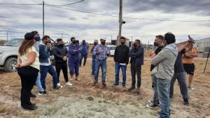 Recorrieron obras para mejorar la distribución de la red de agua del Barrio Ayres Argentinos