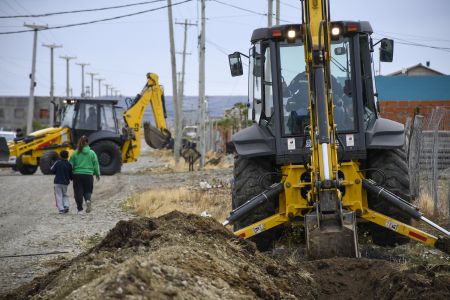 Distrigas inició obra en el barrio Julieta Nueva Esperanza que beneficiará a más de 100 familias de Río Gallegos