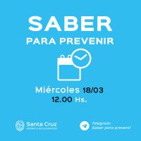 Saber para prevenir: Miércoles 18 de marzo | Actualización 12 horas