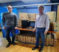 Servicios Públicos incorpora nuevo equipamiento informático en distritos de Santa Cruz