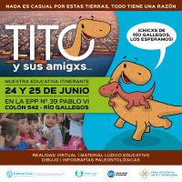 La Muestra Educativa “Tito y sus amigxs” llega a Río Gallegos