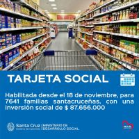 Comunicado: Pago de Tarjeta de Prestaciones Sociales