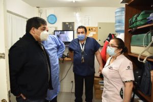 Autoridades de Salud recorrieron los hospitales de la Cuenca Carbonífera