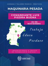 Gobierno impulsa capacitación en Maquinaria Pesada