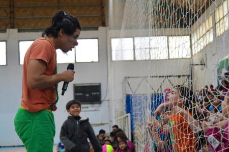 Fiesta de los Jardines de Infantes en el Gimnasio Mirta Rearte.