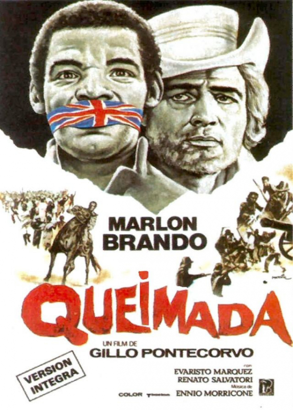 El ciclo “Cine e Historia” proyectará el film “Queimada” en el Complejo Cultural