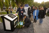 Homenaje en Río Gallegos, encabezado por el gobernador Claudio Vidal.