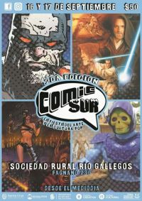 Mañana comienza la Comic Sur 2017 en Río Gallegos