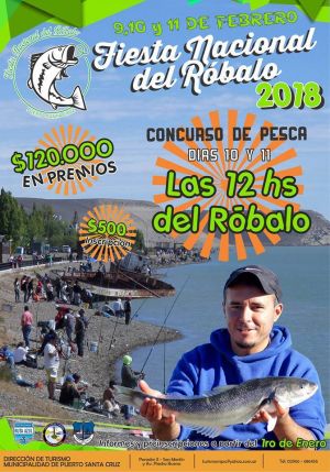 Puerto Santa Cruz se prepara para la IIIª  Fiesta Nacional del Róbalo