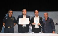 Se firmó el convenio marco para el funcionamiento del centro de monitoreo de Río Gallegos