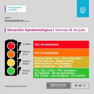 Santa Cruz actualiza el semáforo epidemiológico