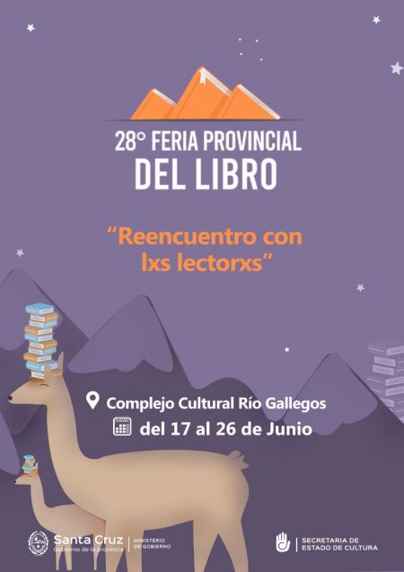 Se realizará la 28° Feria Provincial del Libro de Santa Cruz