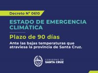 La Legislatura aprobó la ley de Emergencia Climática en Santa Cruz