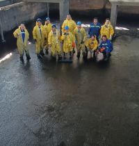 Finalizaron trabajos de limpieza de la planta de tratamiento de agua en El Calafate