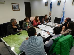 Vessvessian abordó políticas de discapacidad con referentes de Caleta Olivia
