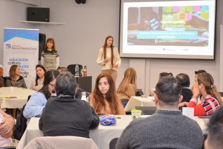 El encuentro tuvo lugar en el salón de Osde, en Río Gallegos. 