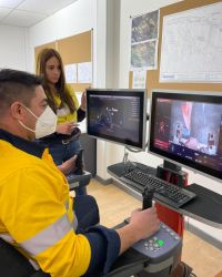 El primer Sistema de Teleoperación Remota de minas del país llegó a Santa Cruz de la mano de Newmont Cerro Negro