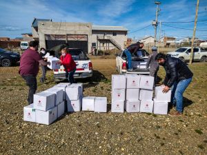 Entregaron kits de insumos a la Red de Mujeres Solidarias de Río Gallegos