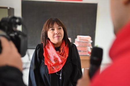 María Cecilia Velázquez, presidenta del Consejo Provincial de Educación.