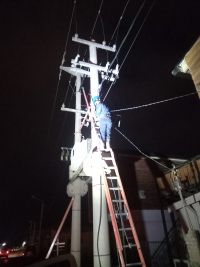 Los trabajos preventivos impulsaron una baja en los reclamos durante el temporal en Río Gallegos