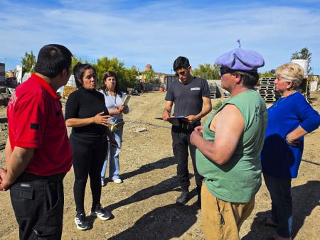 Se llevó adelante jornada territorial de acompañamiento a familias afectadas por el temporal de viento