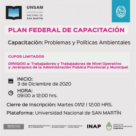 Convocatoria abierta para trabajadores y trabajadoras de provincia y los municipios