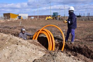 Distrigas comenzó los trabajos en las calles 74 y 41 del barrio 22 de Septiembre en Río Gallegos.