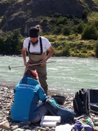 Continúan los estudios sobre el agua de superficie en El Chaltén