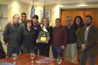 Alicia recibió a integrantes de la Cooperativa de Trabajo Nehuén