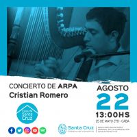 Cristian Romero dará un concierto en la Casa de Santa Cruz