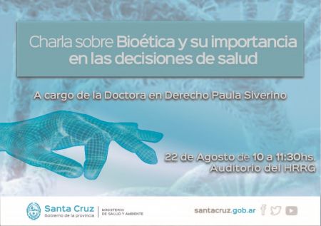 Charla sobre Bioética y su importancia en decisiones en salud