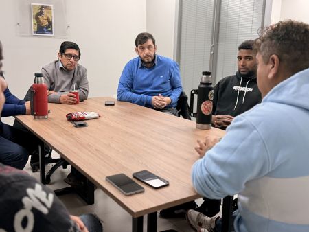 Reunión con referentes de la Flota Amarilla.