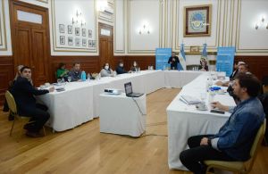 Reunión del COE provincial con representantes de los poderes legislativo y judicial