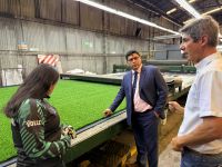 Gobernador Gregores tendrá su primera cancha de césped sintético gracias al gobierno de Claudio Vidal