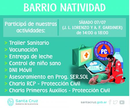 Tráiler de Salud, DNI Móvil y asesoramiento en SerSol en el B° Natividad