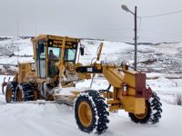 Vialidad Provincial realizó el despeje de nieve en la Ruta Nacional Nº 40